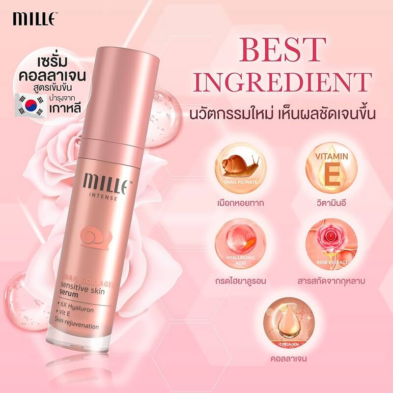 Mille Snail Collagen Sensitive Skin Serum