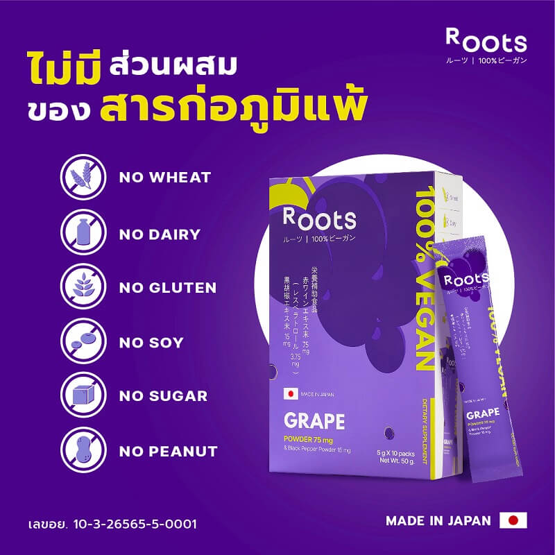 Roots Grape Powder & Black Pepper Powder