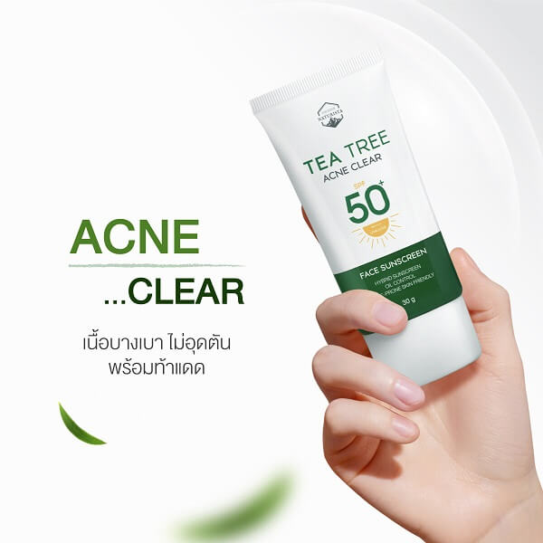 Naturista Tea Tree Acne Clear Face Sunscreen SPF50+ PA++++ - Image 3