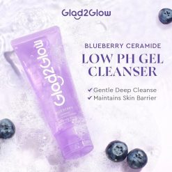 Glad2Glow Blueberry Ceramide Low pH Gel Cleanser