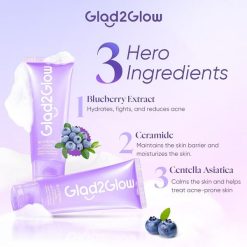 Glad2Glow Blueberry Ceramide Low pH Gel Cleanser