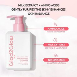 Glad2Glow Milk Amino Acids Brightening Cleanser