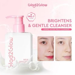 Glad2Glow Milk Amino Acids Brightening Cleanser