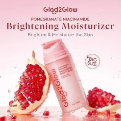 Glad2Glow Pomegranate 5% Niacinamide Brightening Moisturizer