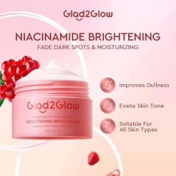 Glad2Glow Pomegranate 5% Niacinamide Brightening Moisturizer