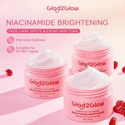 Glad2Glow Pomegranate 5% Niacinamide Brightening Moisturizer