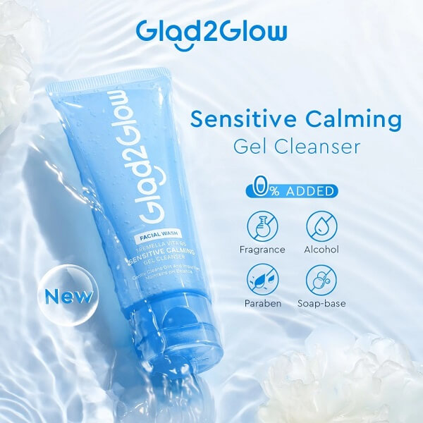 Glad2Glow Tremella Vita B5 Sensitive Calming Gel Cleanser