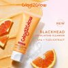 Glad2Glow Yuzu Aha Blackhead Exfoliating Cleanser