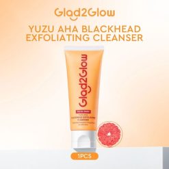 Glad2Glow Yuzu Aha Blackhead Exfoliating Cleanser