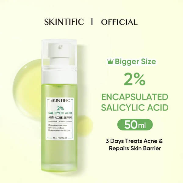 Skintific 2% Salicylic Acid Anti Acne Serum