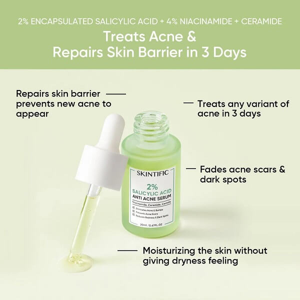 Skintific 2% Salicylic Acid Anti Acne Serum - Image 6