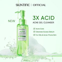 Skintific 3X Acid Acne Gel Cleanser