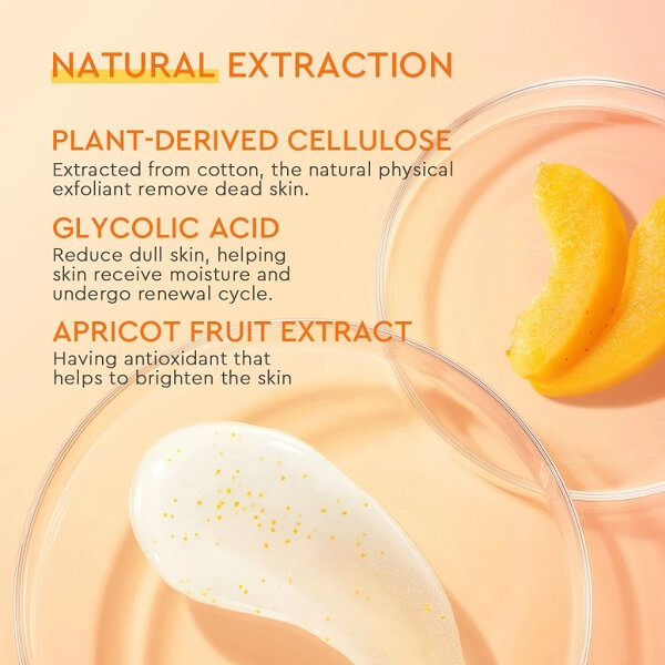Glad2Glow Apricot Glycolic Acid Exfo Smooth Peeling Gel