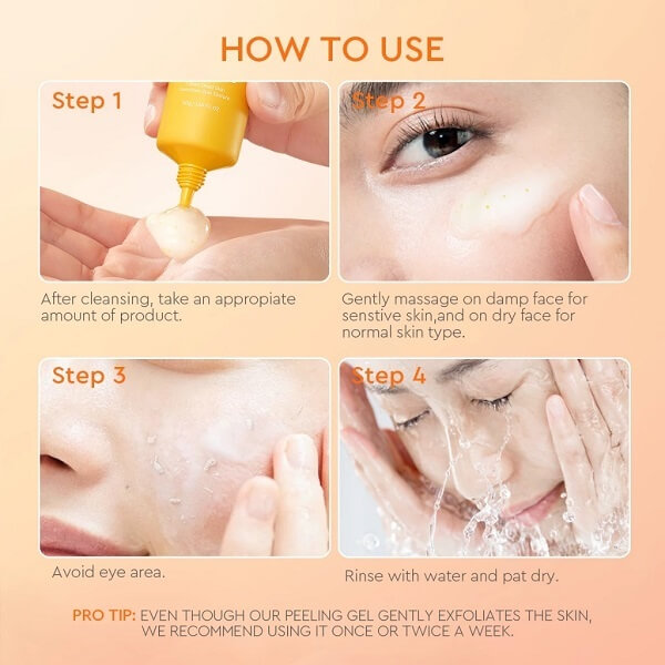 Glad2Glow Apricot Glycolic Acid Exfo Smooth Peeling Gel