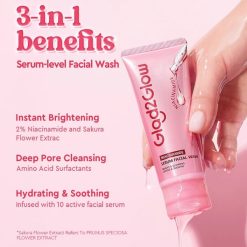Glad2Glow Niacinamide Serum Facial Wash