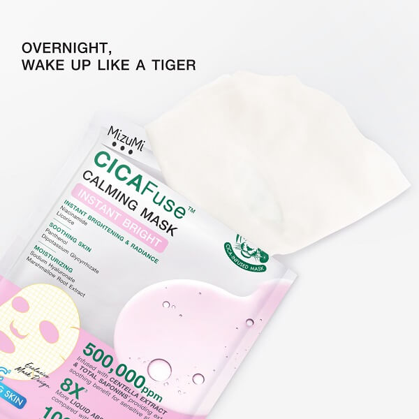 MizuMi CICAFuse Calming Mask Instant Bright - Image 9
