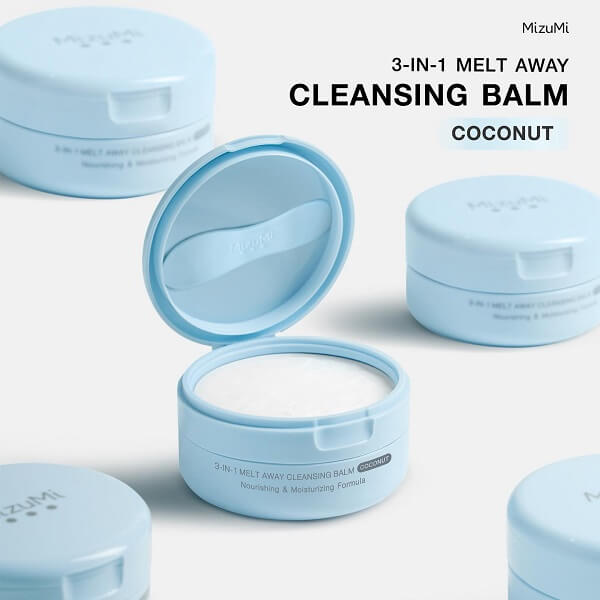 MizuMi 3-In-1 Melt Away Cleansing Balm Coconut
