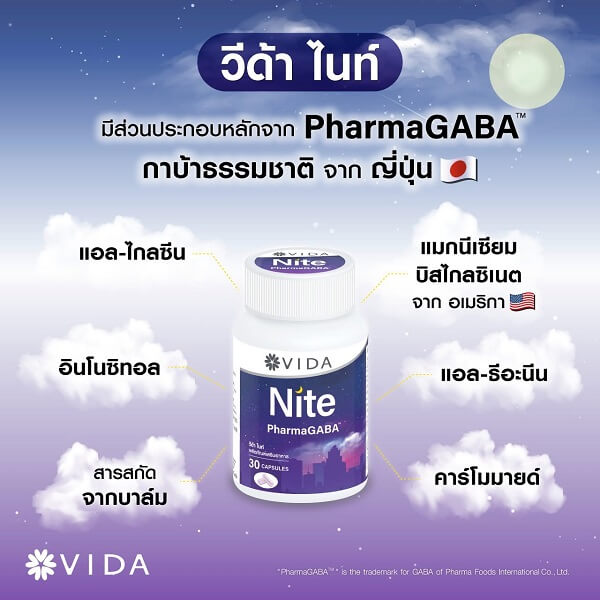 Vida Nite Pharma GABA
