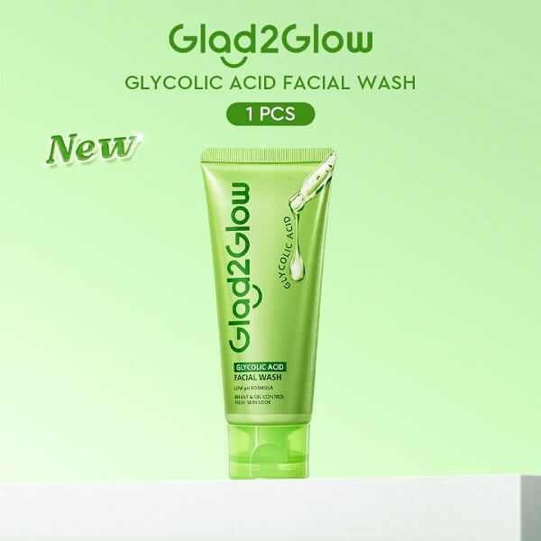 Glad2Glow Glycolic Acid Facial Wash - Image 3