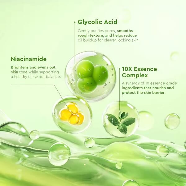 Glad2Glow Glycolic Acid Facial Wash