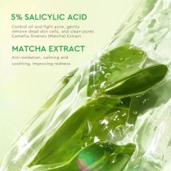 Glad2Glow Matcha Salicylic Acid Acne Cleanser