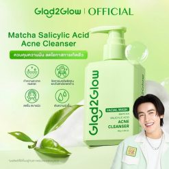 Glad2Glow Matcha Salicylic Acid Acne Cleanser