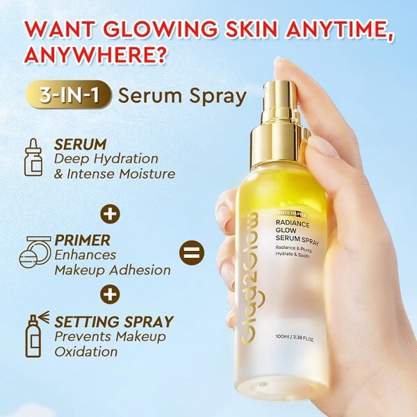 Glad2Glow White Truffle Glow Serum Spray 3 in 1 - Image 10