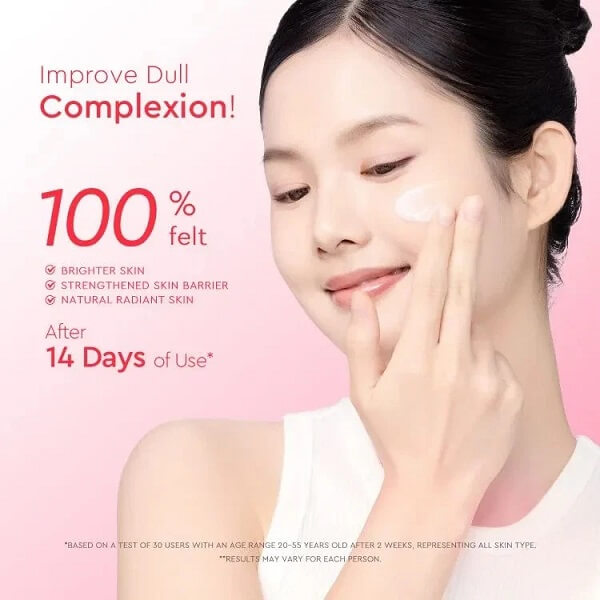 Glad2Glow Milk Niacinamide Brightening Moisturizer
