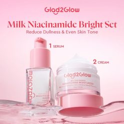 Glad2Glow Milk Niacinamide Brightening Moisturizer