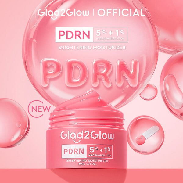 Glad2Glow PDRN 5% Niacinamide 1% TXA Brightening Moisturizer