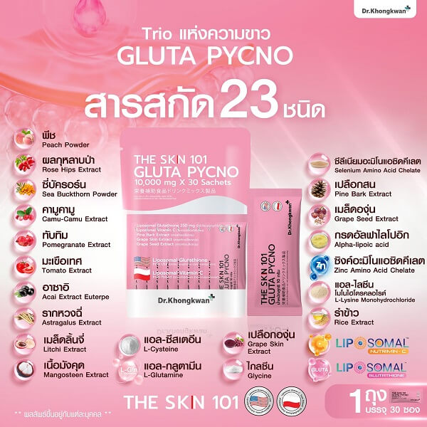 The Skin 101 Gluta Pycno by Dr.Khongkwan - Image 3