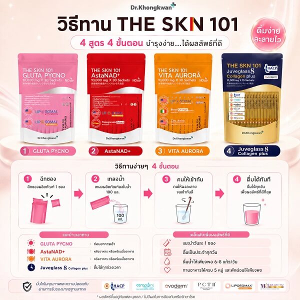 The Skin 101 Juveglass8 Collagen Plus by Dr.Khongkwan - Image 14
