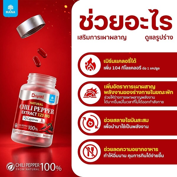 Mana DripME Chili Pepper Extract Plus - Image 8